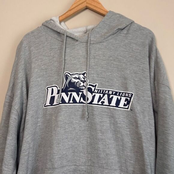 Big Ball Sports Gray Penn State Big 10 Hoodie Sweatshirt Size Men's 2XL - Picture 2 of 5